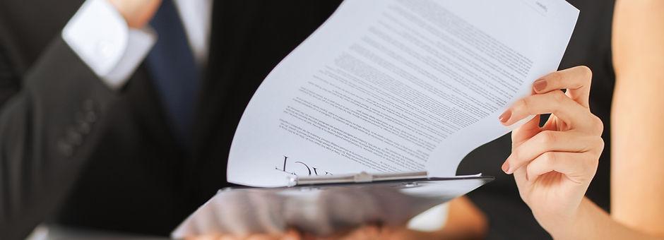 Contract Paper Signing