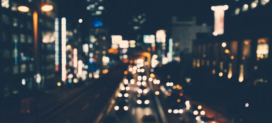 City Traffic at Night